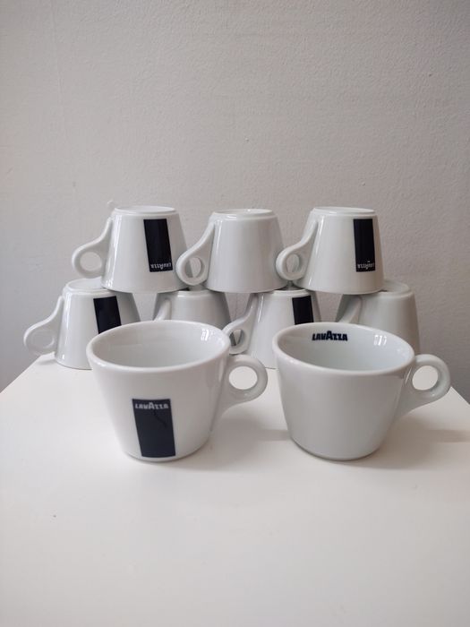 Lavazza чаши за кафе 9 бр малки и 9 бр големи