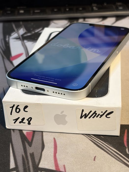 iPhone 16e 128 white
