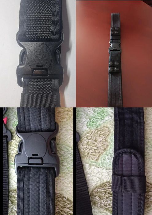 Centură tactică nailon, XL, negru