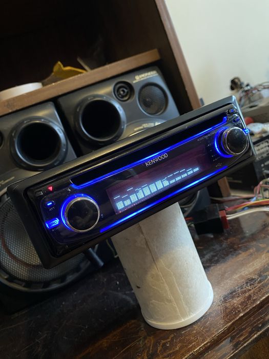 KENWOOD kdc-w6041u - СИНИ ПУРИ! - Винтидж модел -USB CD mp3 плеър за кола сд авто радио