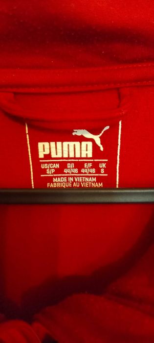 Червен спортен суичър Puma