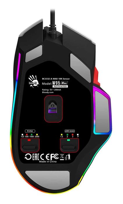 Игровая мышь A4Tech Bloody W95 Max RGB