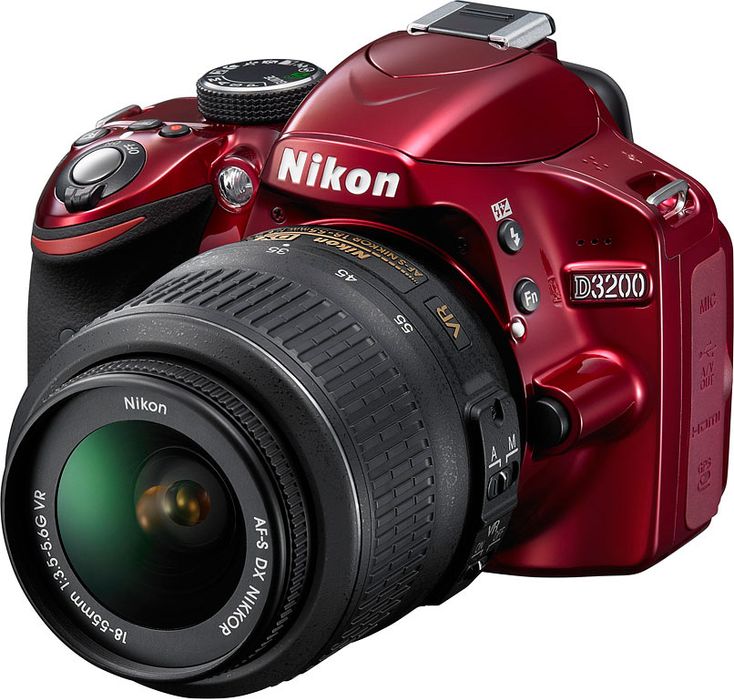 Nikon D3200  DSLR red