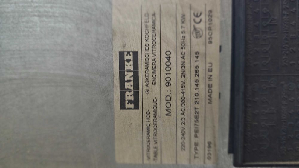 FRANKE варочная поверхность б/у