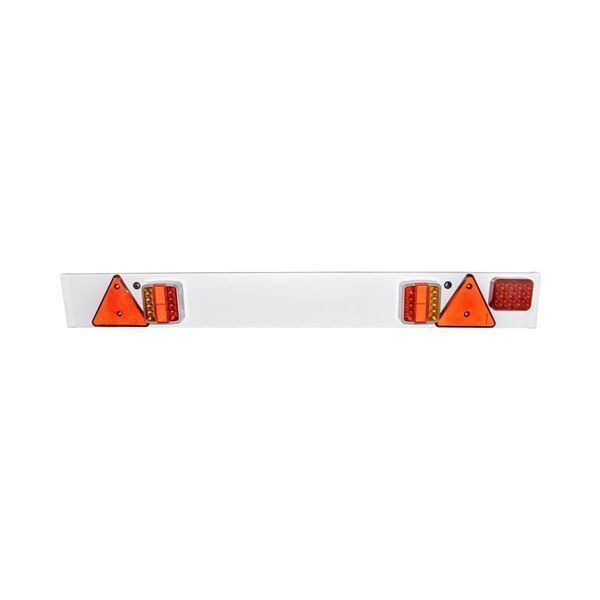 Греда за ремарке 1220 мм, 2x led лампа, 1x led лампа за мъгла, 2x свет