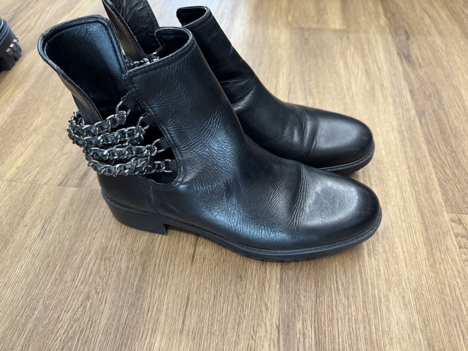 Ghete zara, marimea 40,piele