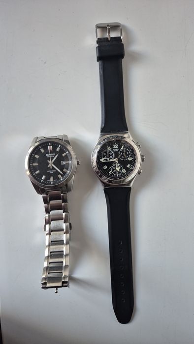 Vand Casio Seaside si Swatch Irony Chronograph