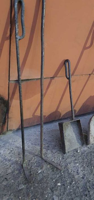 Совок металлический, Кочерга для печки  Район 1000 мелочей