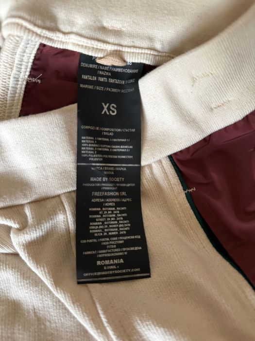 Pantaloni Made by Society fete Marimea XS