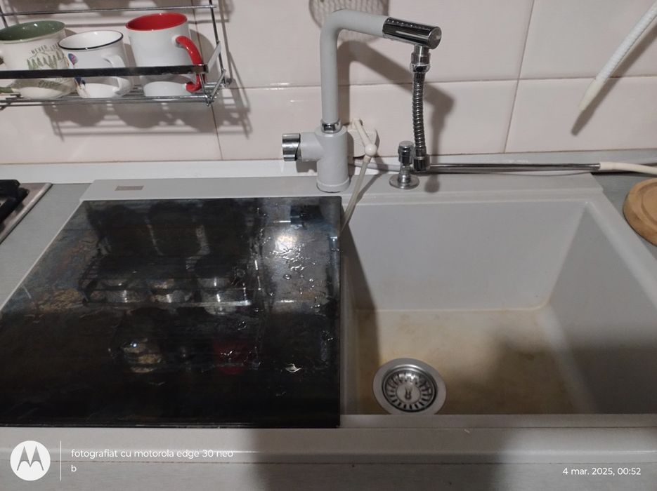 Chiuveta baie 85 cm,+chiuveta dubla de bucătărie