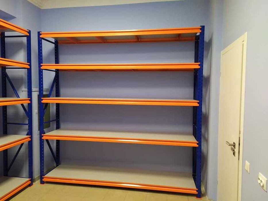 Полочные стеллажи, стеллажи для складов, metal stelaj