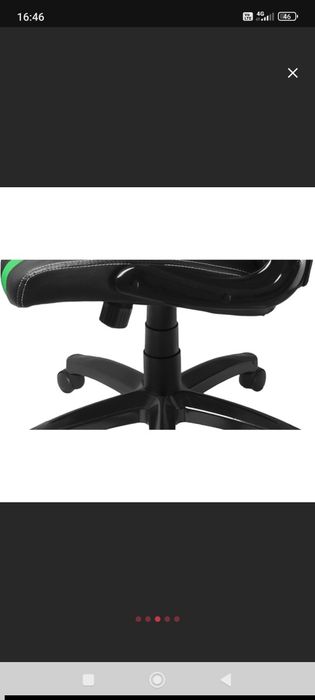 Scaun gaming MYRIA MG7406GR, negru-verde