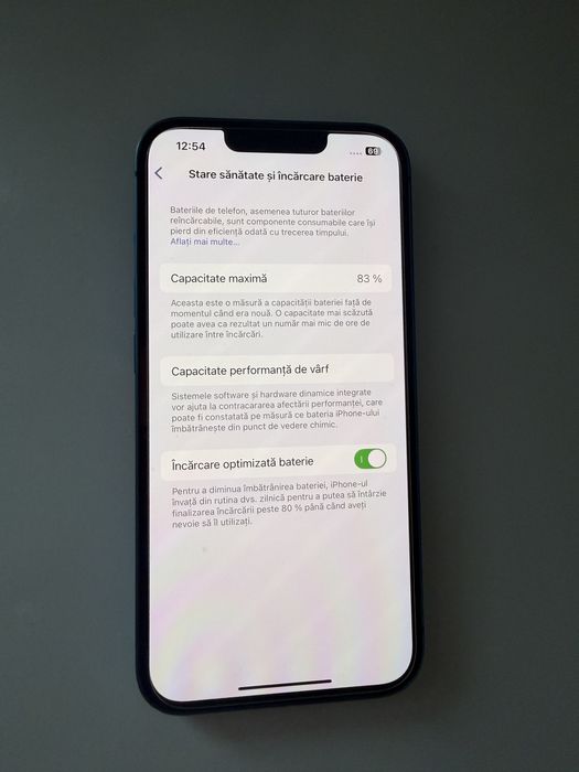 Vand Iphone 13 PRO Gold, 128 GB, Gold-Iphone 13, 128 GB  albastru