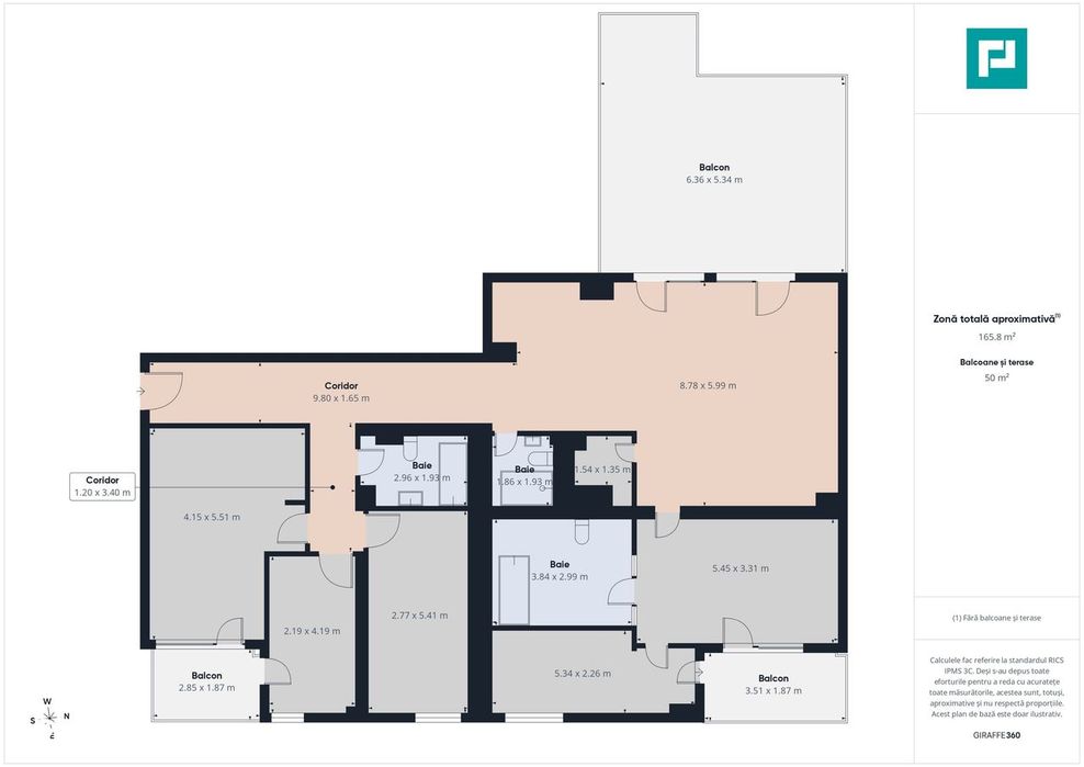 Penthouse 151 mp cu terasă – Victoria Residence