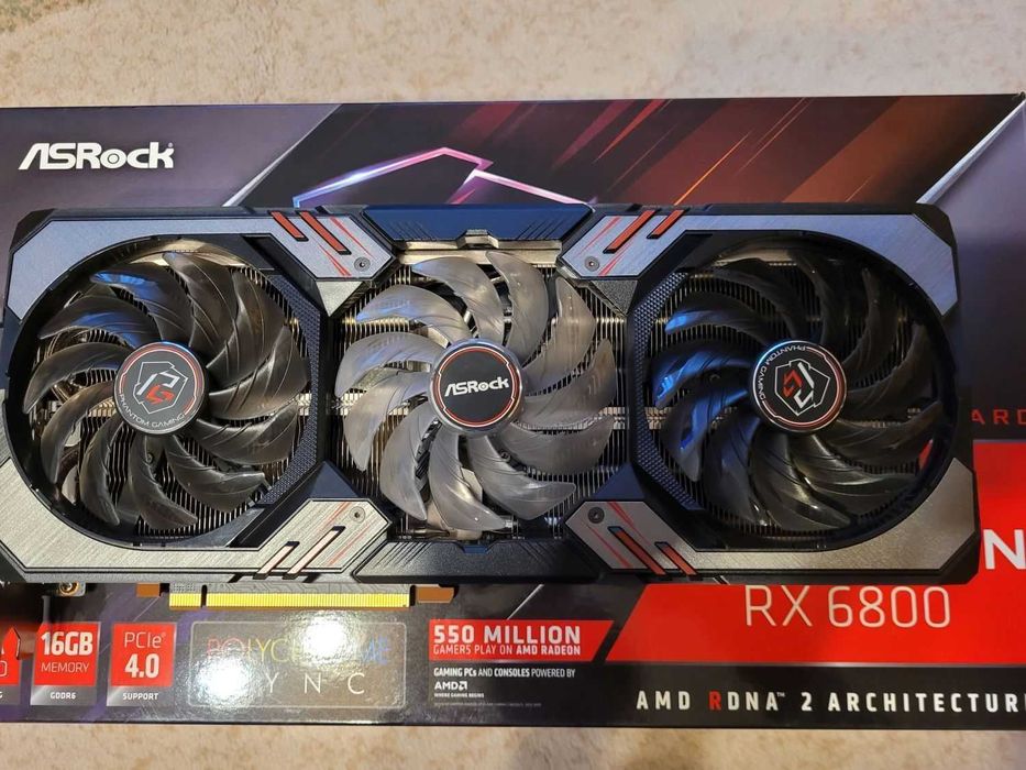 Нова RX 6800 16GB ASRock Phantom Gaming