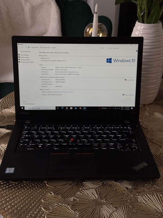 Lenovo ThinkPad T470 Intel I5 vPro 6th, 8gb ram, 256 SSD, Windows 10.