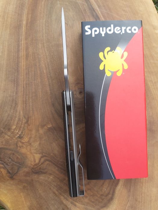 Сгъваем джобен нож Spyderco SpyMyto,Micarta/Titanium, С265