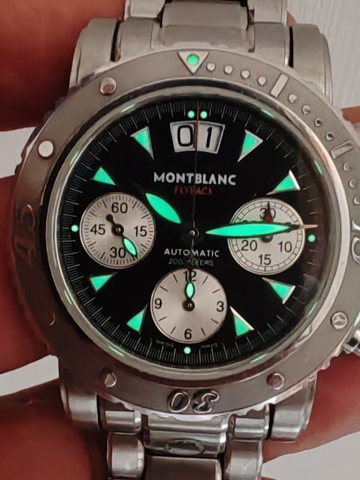Ceas Montblanc Sport Chronograph Flyback 42 mm Funcționează Perfect!