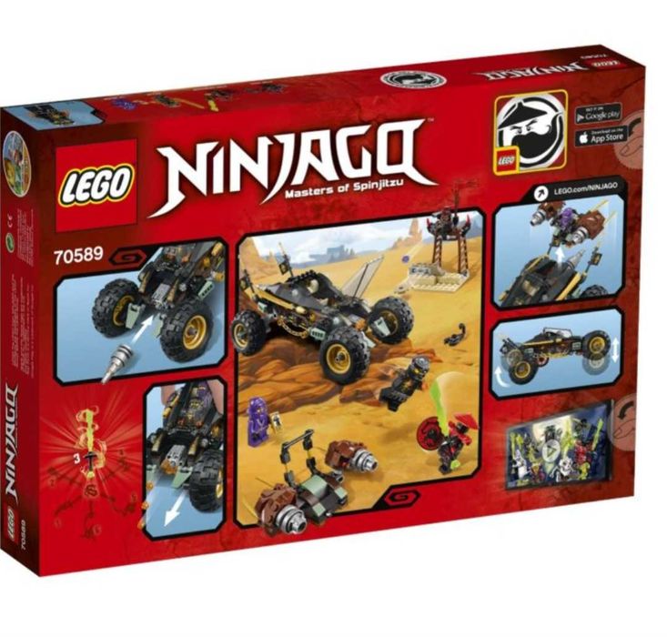 Lego Titanium Ninja Tumbler- Ninjago Rock Roader Building