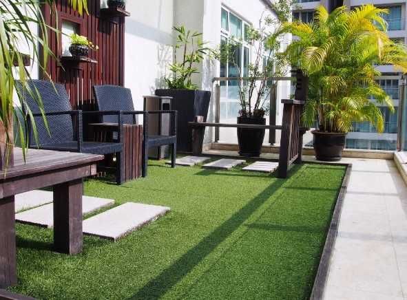 Gazon Sintetic Artificial Terasa Iarba 400x200x2cm LIVRARE GRATUITA