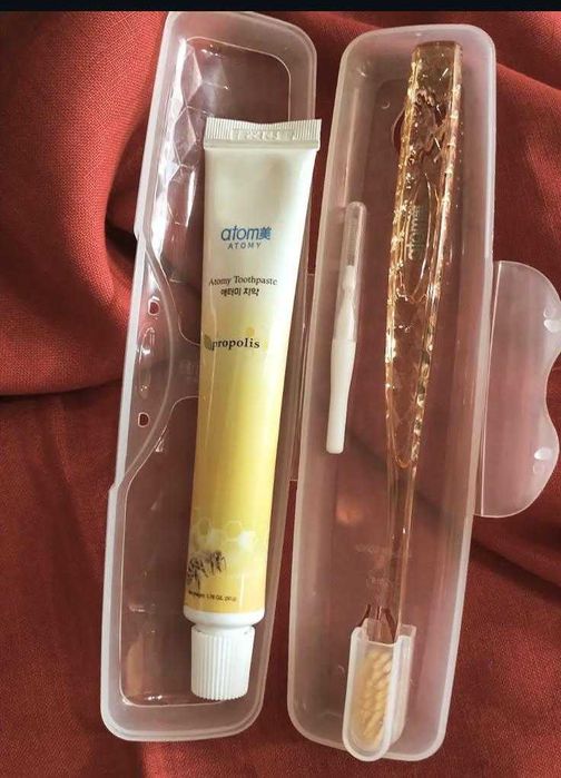 Set igiena orala  pasta de dinti si periute Atomy