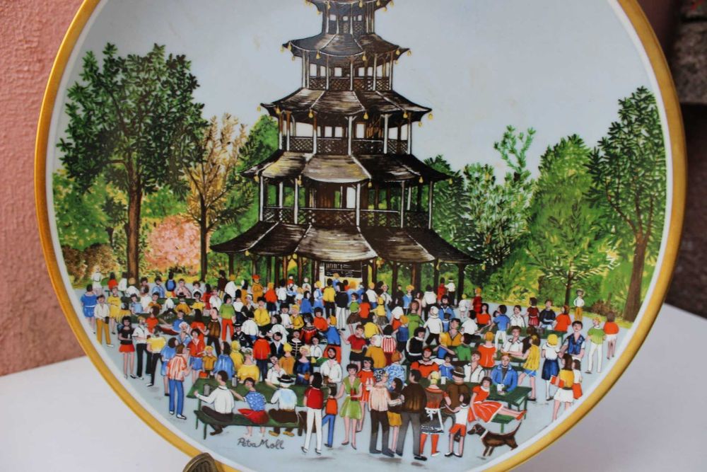 Set 2 farfurii anotimpuri HUTSCHENREUTHER Petra Moll, editie limitata