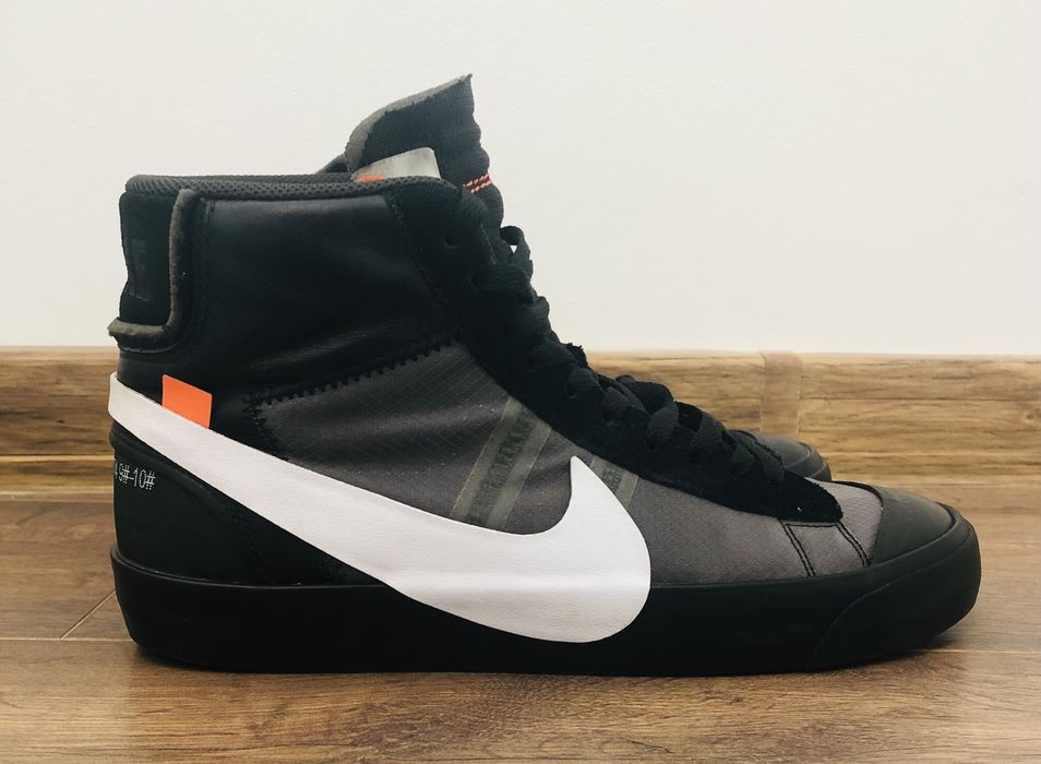 Off White Nike Blazer Mid Black (Grim Reaper)