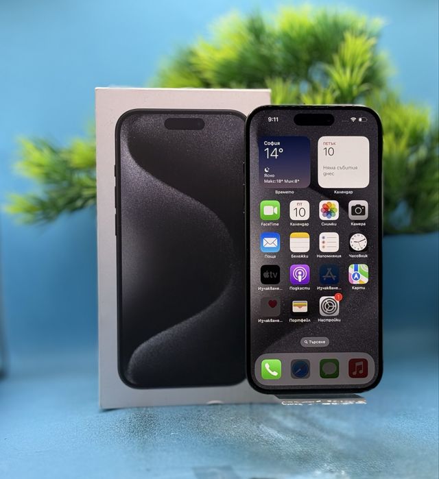 Apple iPhone 15 Pro, 256GB, 5G, Black Titanium