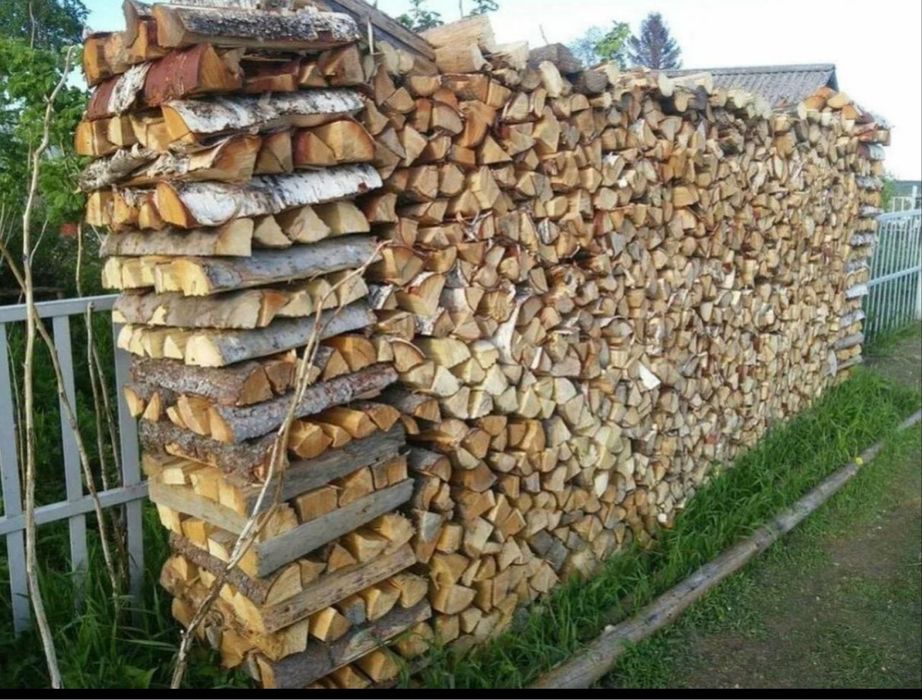 Дрова в мешках