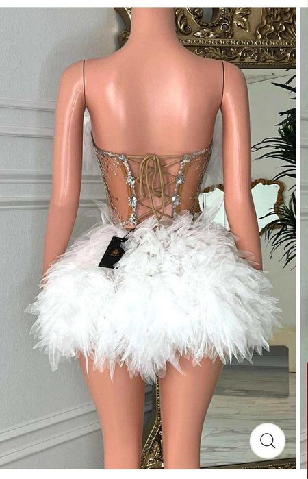 Рокля от 2 части носена веднъж хs/s размер