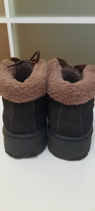 Детские ботинки, натуральная замша.