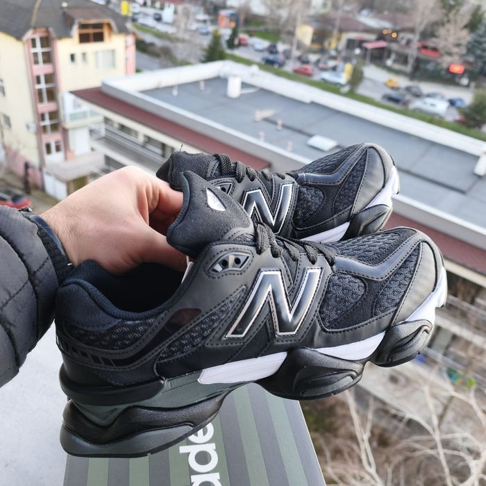 New Balance 9060 Shoe Palace Black Silver 43-44