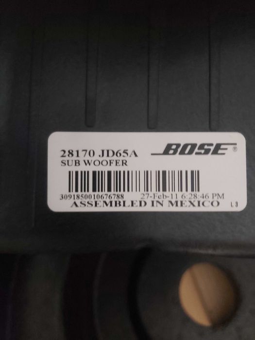 Продавам субуфер за кола "BOSE" от Нисан Кашкай J10.