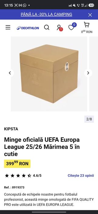 Minge oficială , fifa quality pro  kipsta , uefa europa league, sezonul 25-26