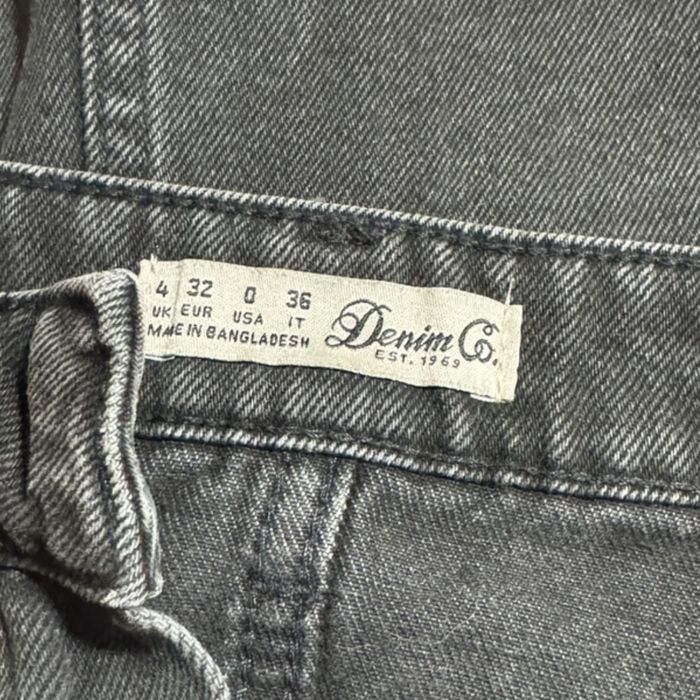 Fusta denim negru