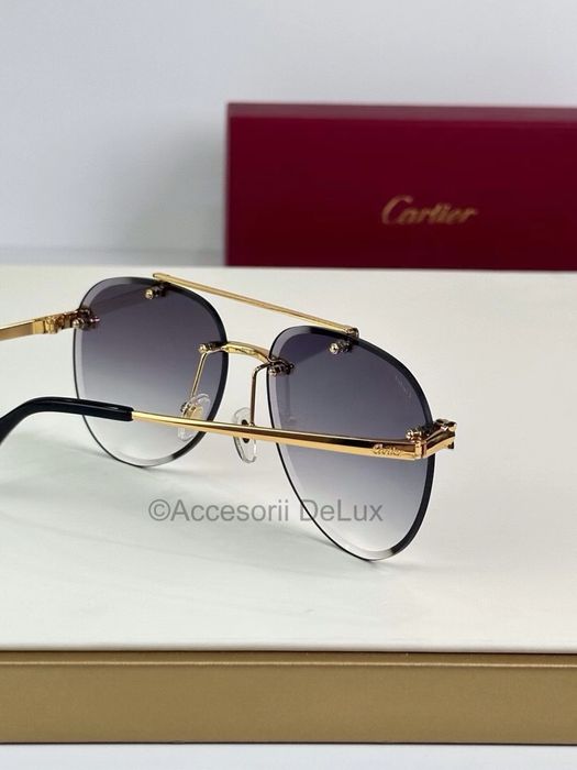 Ochelari de Soare Santos De Cartier CT01586 Polarised Noi Full Box [Verificare Colet]