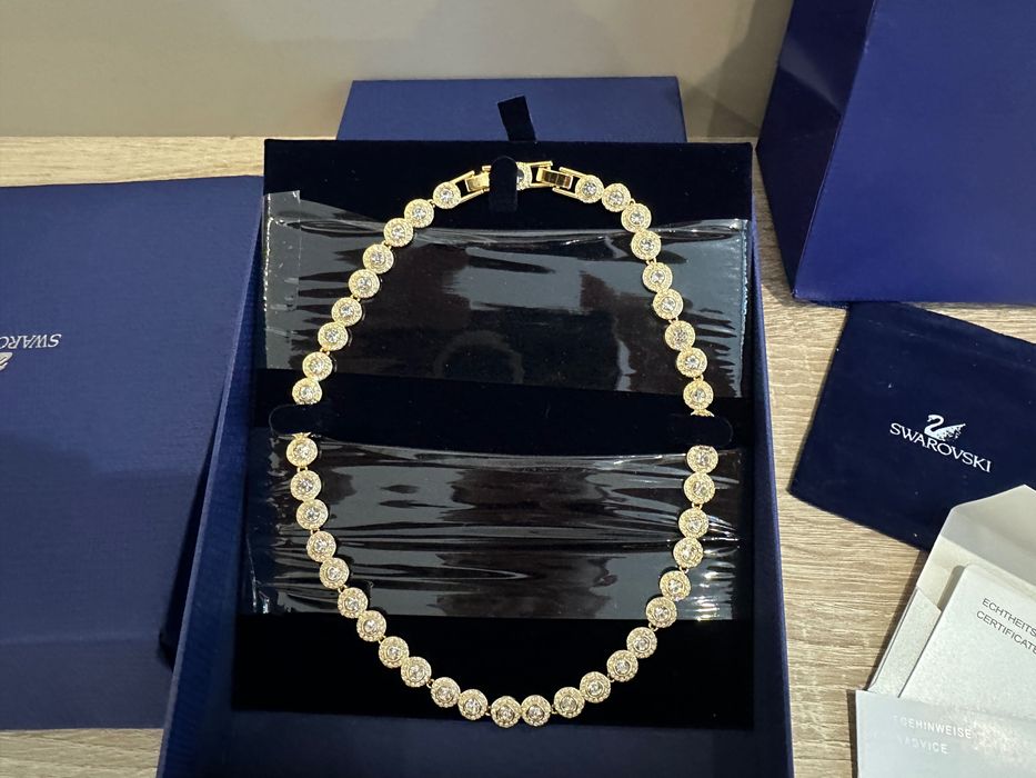 Colier Swarovski angelic auriu