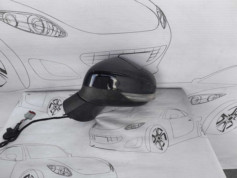 Oglindă Stânga 6 PINI Ford Fiesta 2017-2021 / Cod OEM H1BB-17E715-AD (5C2)