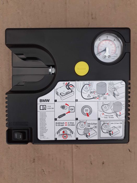 Compresor auto umflat roti si spuma pt.gama BMW