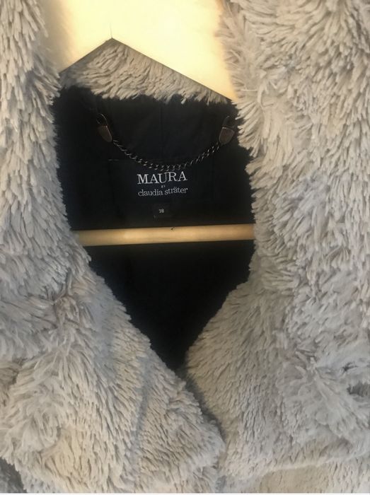 Palton cu efect de blana Caludia Strater