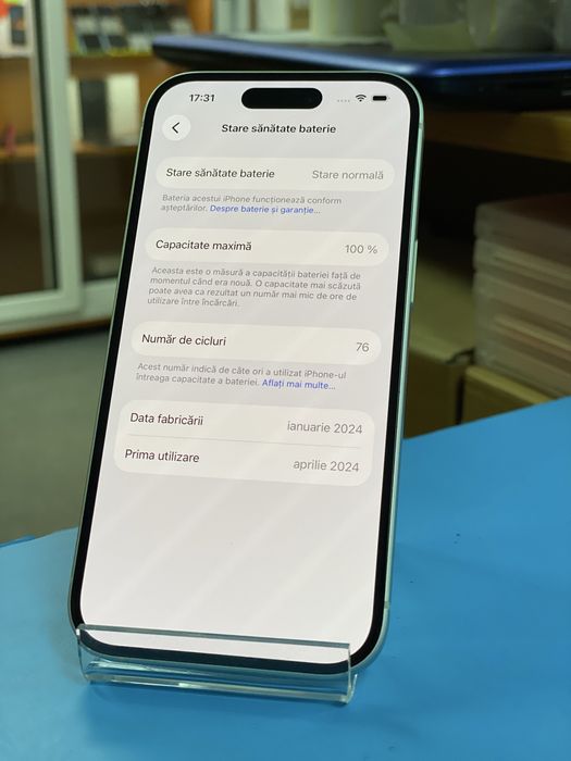 Apple iPhone 15 128GB, Garantie 12 luni | Lensun
