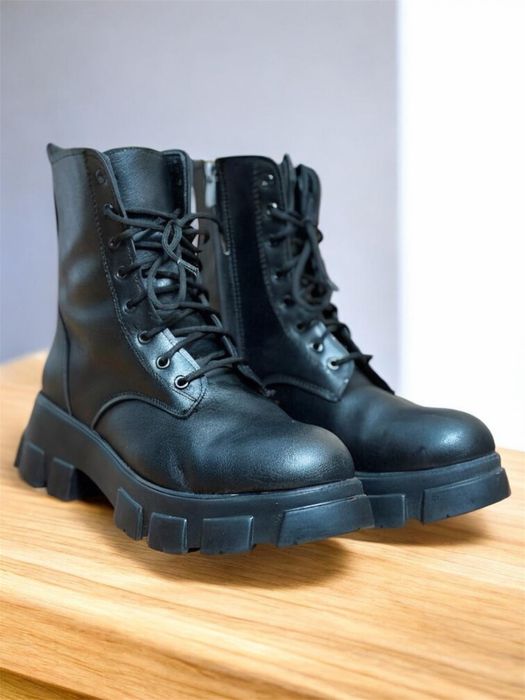 Cizme damă de iarnă din piele artificială