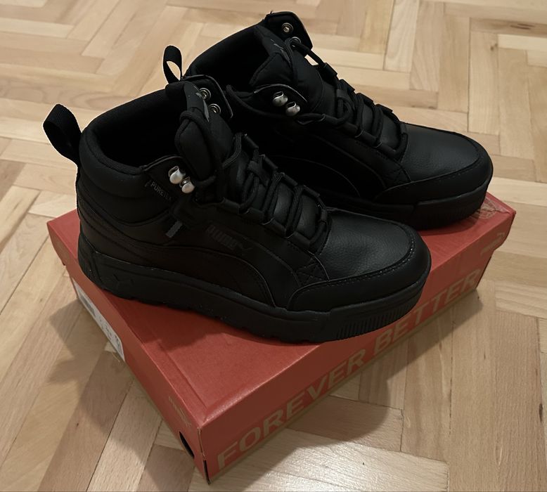 Pantofi sport mid-cut Puma Tarrenz SB III PureTex, Negru/Gri