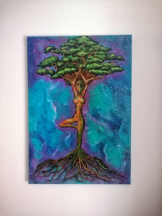 Pictura acrilica "life is energy"