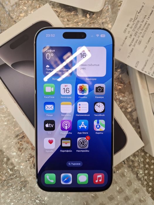 iPhone 16 pro 256 GB White Titanium