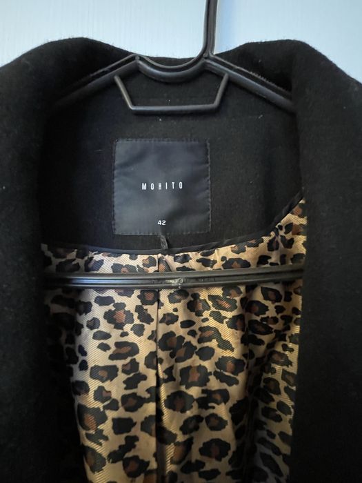 Palton dama Mohito cu interior animal print NOU