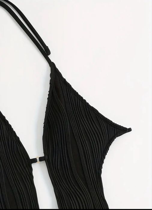 Costum de baie intreg, negru