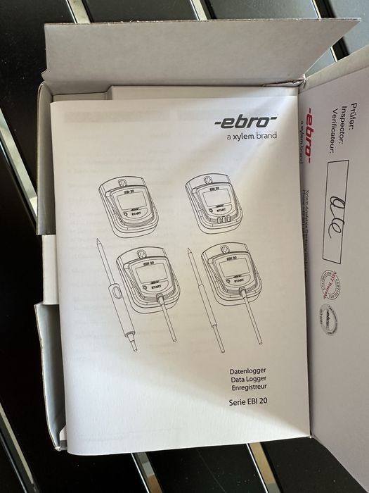 EBI 20‑TE1‑L2 Logger de temperatura si umiditate, nou.