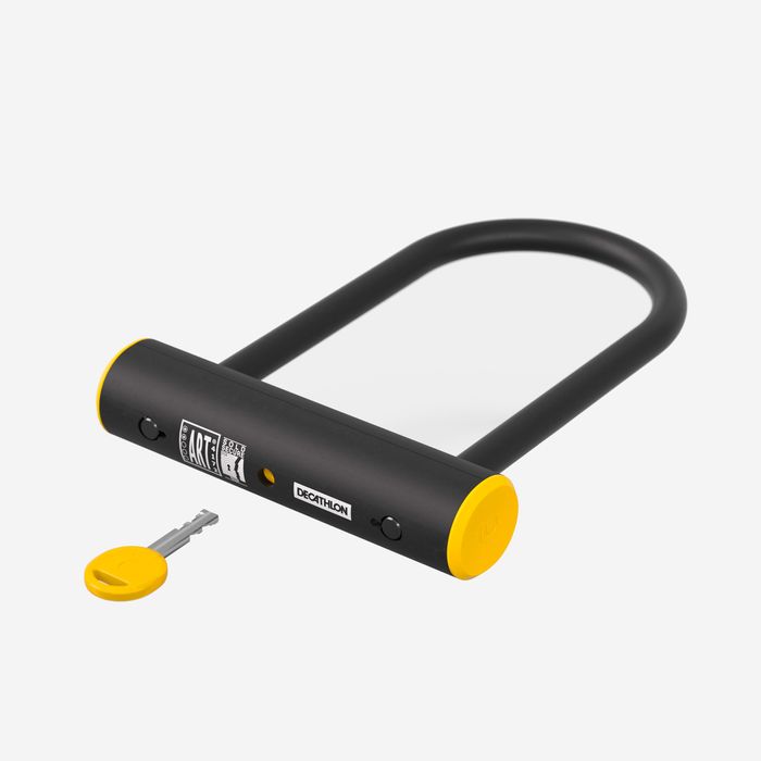 Antifurt Bicicletă U 900m Art2 + Cablu - produs resigilat Decathlon
