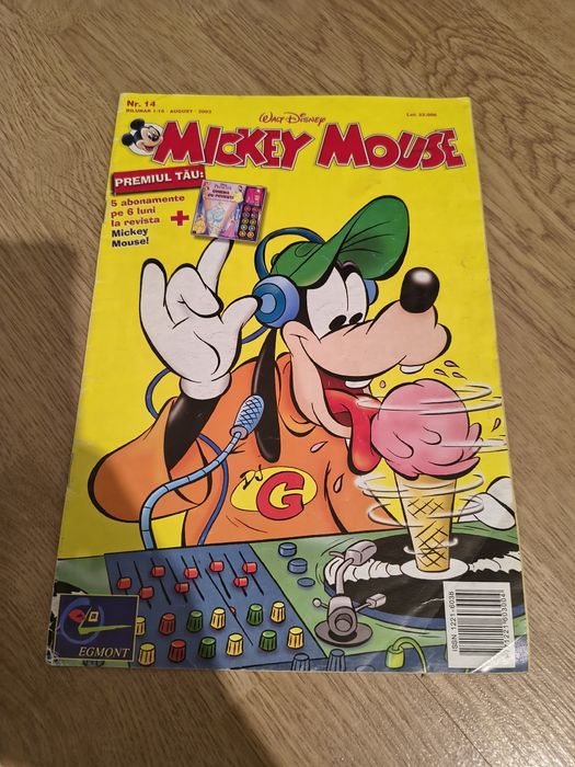 Revista benzi desenate Mickey Mouse editura egmont nr 14 2003
